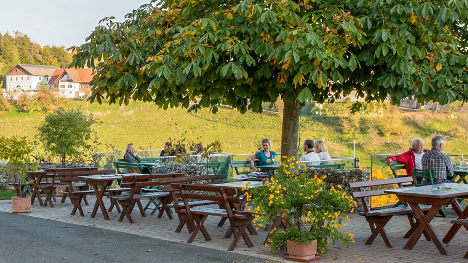 Buschenschank Sternat Terasse | © Familie Sternat | Weingut Sternat