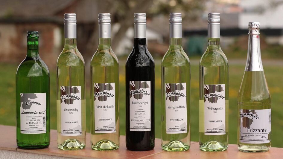 BuschenschankRamminger_Wein_Oststeiermark | © Familie Ramminger BuschenschankRamminger_Wein_Oststeiermark | © Familie Ramminger
