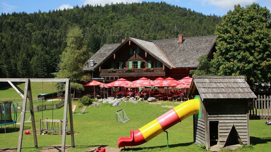 Blaa Alm, Altaussee, Spielplatz | © Viola Lechner