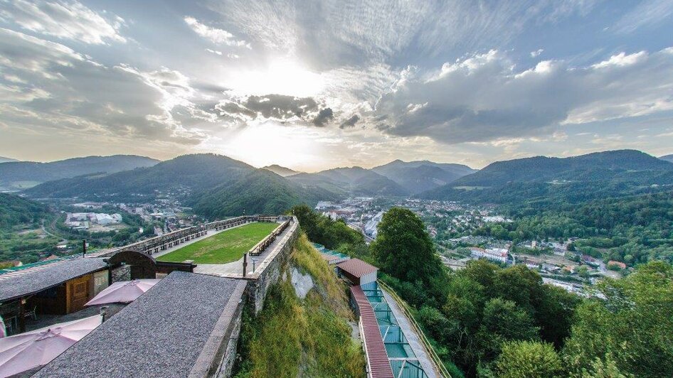 Terrasse der Burg Oberkapfenberg | © Tv Kapfenberg