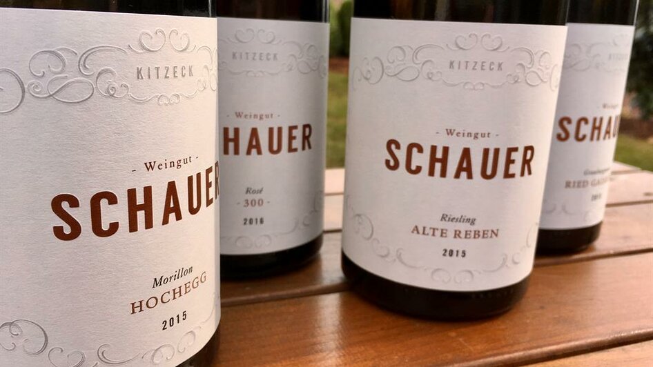 Hauseigene Weine | © Weingut Schauer