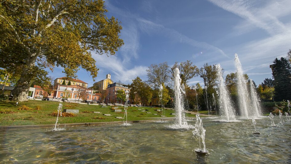 Bad Gleichenberg mit Wasserspiele | © Schlösserstraße, Franz Suppan