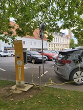 E-Ladestelle Hauptplatz/ Springbrunnen Feldbach | © Tourismusverband Feldbach