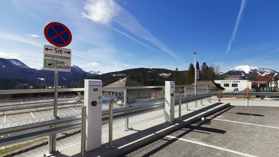 Stromtankstelle in der Wiener Straße | © TV Hochsteiermark / Brigitte Digruber