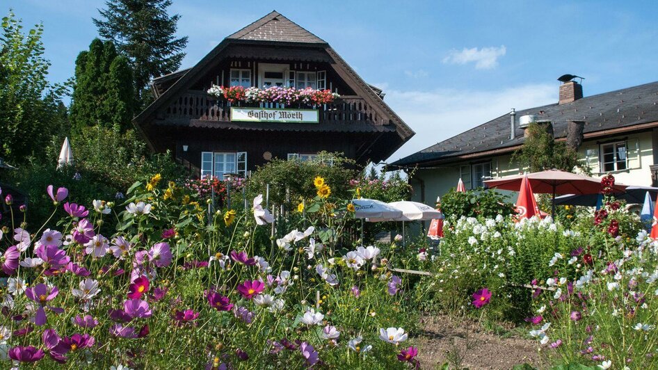 Gasthof umgeben von Wiesen und Wälder | © Gasthof Mörth