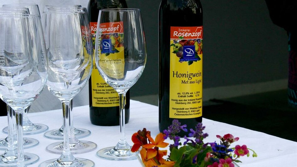 Imkerei Rosenzopf_Honigwein | © Rainer M. Fürstaller