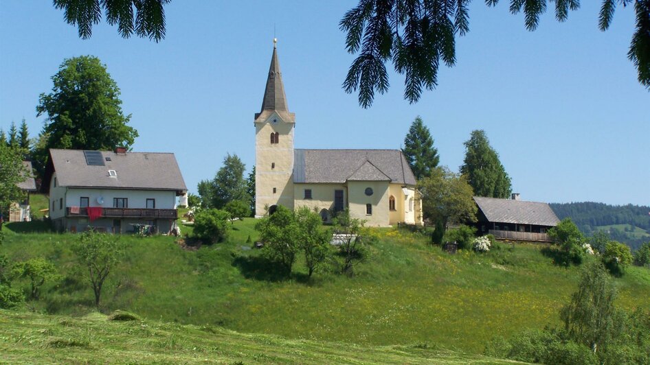 Ausblick auf Sankt Katharina in der Wiel | © MG Wies