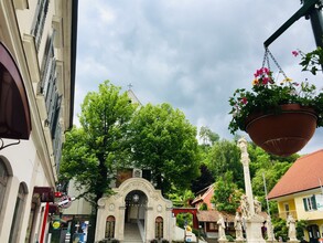 Klosterkirche mit Pestdenkmal | © TV Sulmtal Koralm