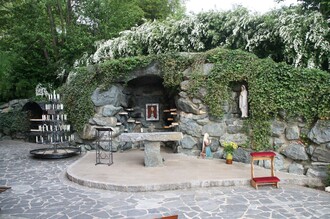 Lourdes Mariengrotte, Pfarrkirche Unterlamm | © Silvia Pail