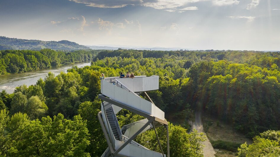 Murturm aus der Nähe