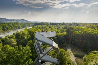 Murturm aus der Nähe