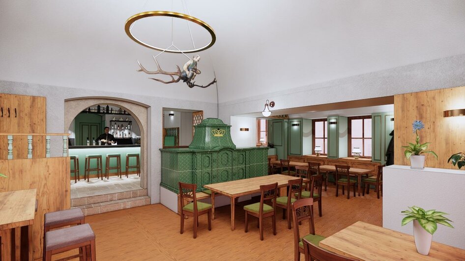 s'JOHANN - Wirtshaus - Bar, Bad Aussee, Gastraum | © Arch. DI Karin Köberl