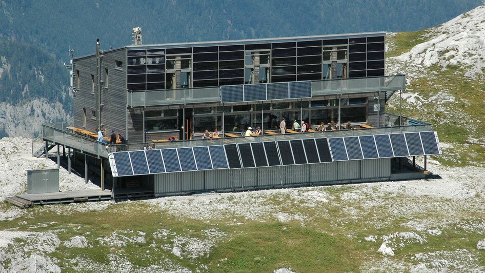 Das Schiestlhaus auf 2153 m Seehöhe