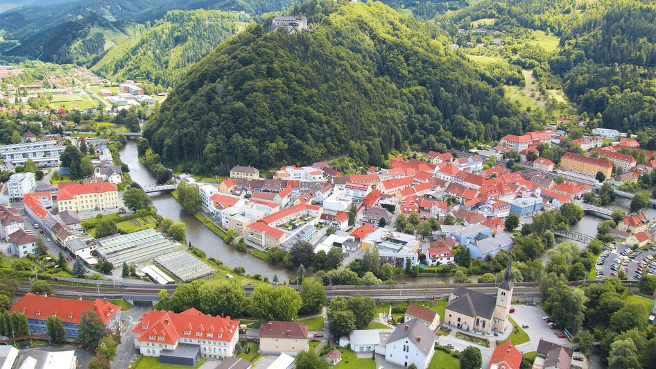 Altstadt Kapfenberg - Luftbild | © Stadtgemeinde Kapfenberg