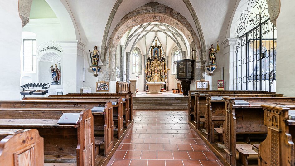 Blick in die Wallfahrtskirche | © Thomas Sattler