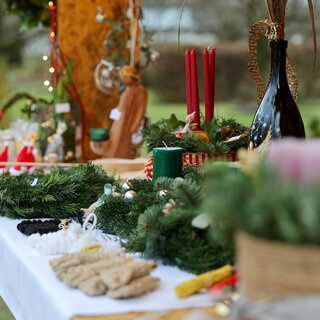 Weihnachtsmarkt im Klimaschutzgarten | © Fot de Monte