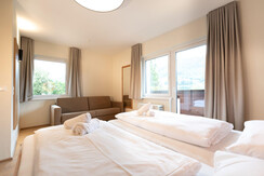 Appartement Family 1 Schlafzimmer mit Balkon