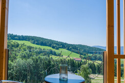 Loggia mit Ausblick