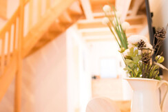 Wohnzimmer "Sauwand"