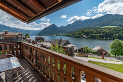 House Adlmannseder, Grundlsee, view from the balcony