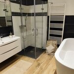 Bild von Appartement/Fewo, Dusche und Badewanne, 1 Schlafra | ©  Ewiss