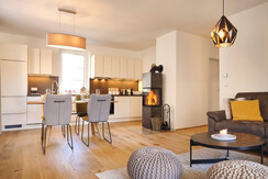 Alm Lodge A5_Tauplitz_Ess und Wohnbereich