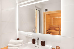 Alm Lodge A6_Tauplitz_Bad, Sauna