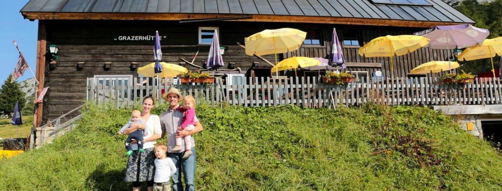 Grazerhütte, Tauplitzalm, Wirtsfamilie