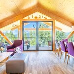 Photo of Holiday home, shower and bath, toilet, facing the mountains