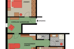 Grundriss Wohnung 2