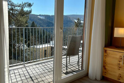 Balkon Zirbenzimmer Richtung Süden