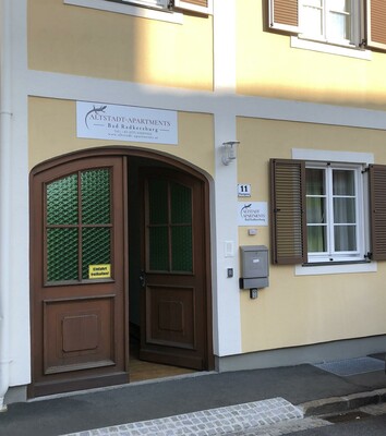 HAUS-EINGANG ALTSTADT-APARTMENTS Bad Radkersburg | © ALTSTADT-APARTMENTS Bad Radkersburg