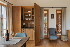 Rosa - Küche mit Terrassenzugang