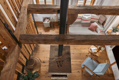 Franzl - Wohnbereich mit Kamin