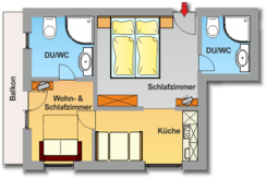 Das Hochkönig Grundriss  App 104