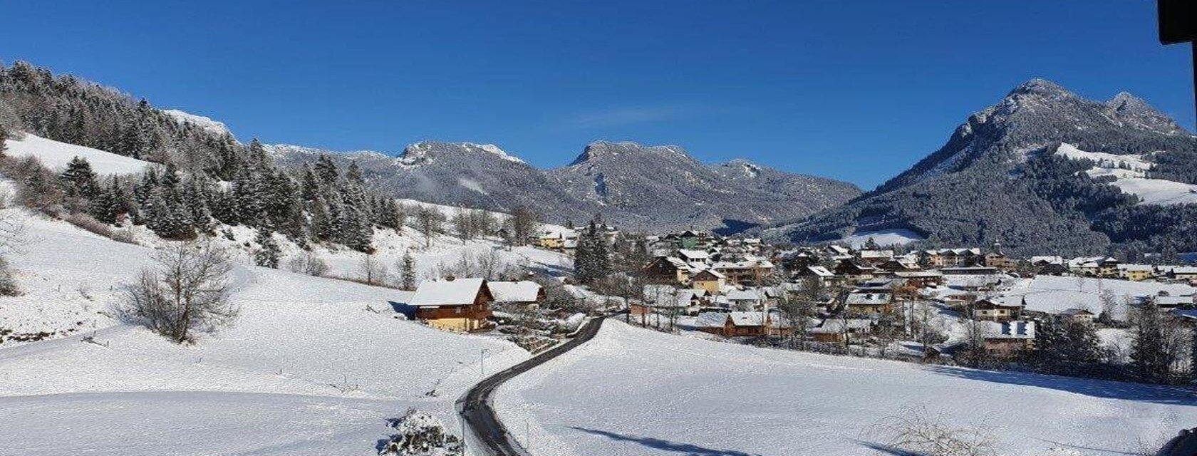 Apartment Tauplitz, Blick aus dem Fenster