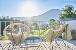 Terrasse mit Blick auf die Gemeindealpe