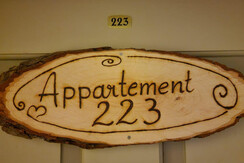 Apartment 223, Bad Aussee, door sign