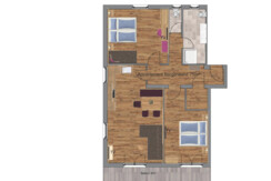 Appartement Bergerwand_Tauplitz_Grundriss