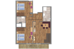 Appartement Grimming_Tauplitz_Grundriss