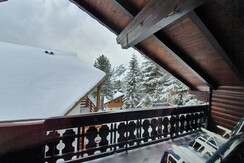 Balkon Doppelzimmer 10 im Winter