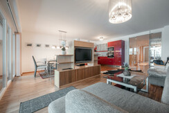 Crystal Top 10 living area with studio couch