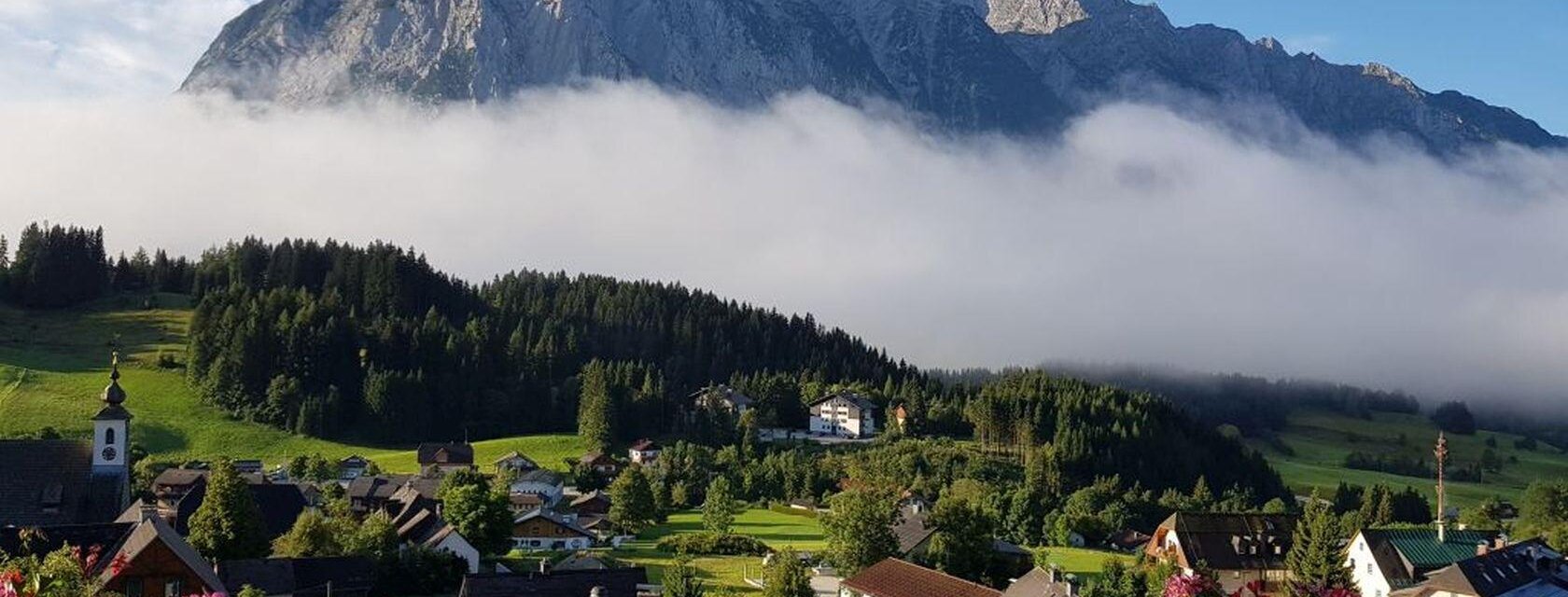 Appartement Schwaiger, Tauplitz, Blick Grimming
