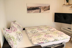 Haus Fuchs, Grundlsee, Schlafzimmer mit TV