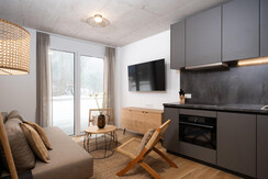 BASE 1.08 | cozy living room with couch