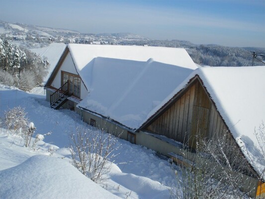 Hausansicht Winter