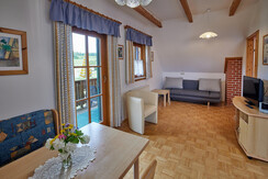 Urlaub am Bauernhof Grain  Wohnraum Hofblick