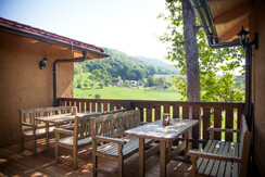 Baumhaus Neandertal Terrasse