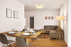 Bergblick Lodge B1_Tauplitz_Wohn und Essbereich