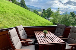 Balkon mit Sitzbereich